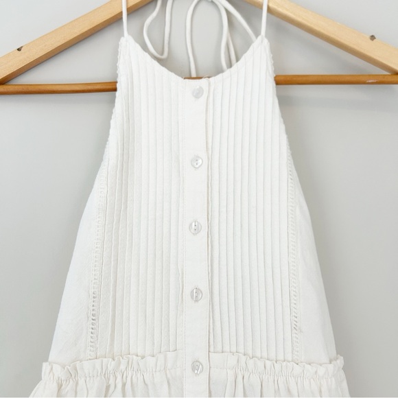 Free People Desert Days mini halter dress white NWT - Picture 10 of 16
